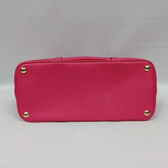 Coach Peyton Leather Cora Domed Satchel Bag M1381-F25671 - Picture 5 of 11